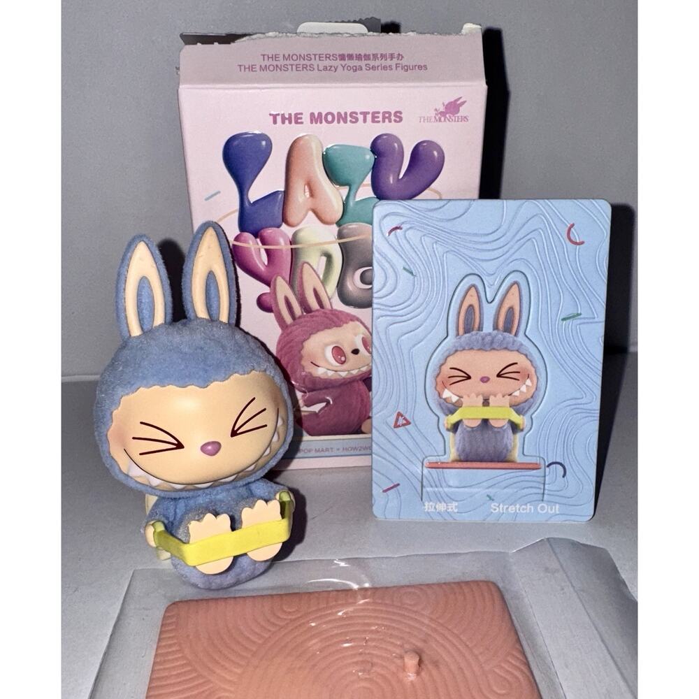 POP MART LABUBU The Monsters Lazy Yoga Series Blind Box Confirmed Stretch Out